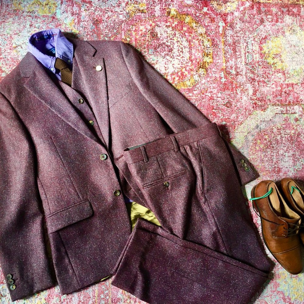 ON HOLD  Gibson London wool blend 3-piece slim fit suit